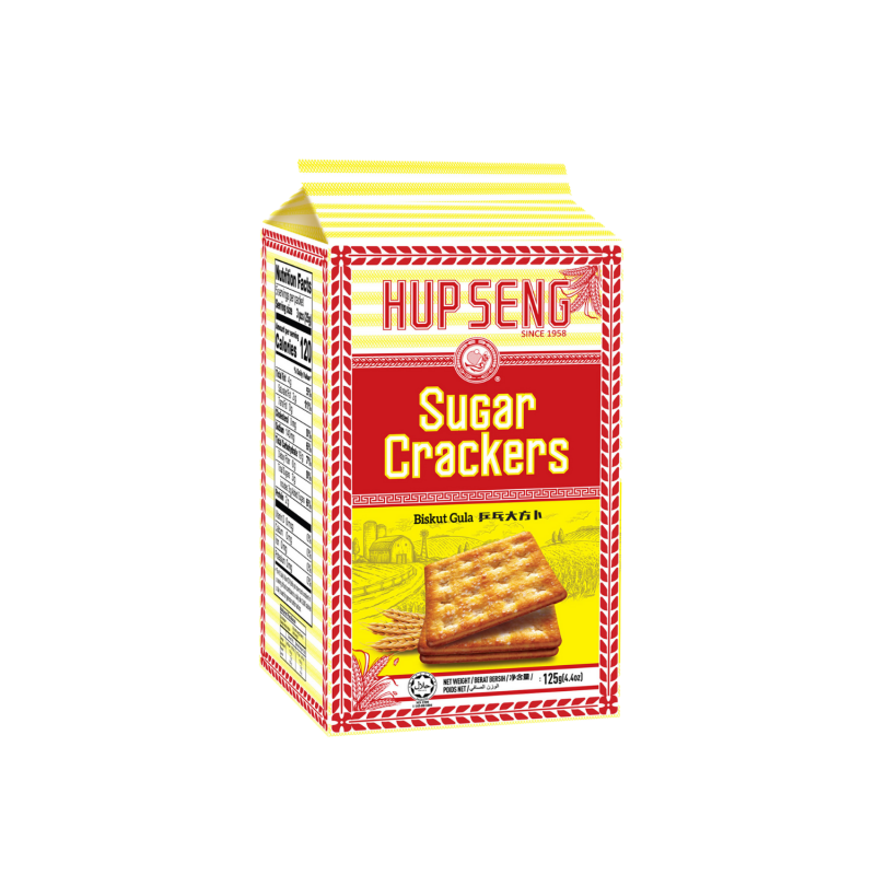 Hup Seng Sugar Cracker Mini 125g Ja Lan Tiong